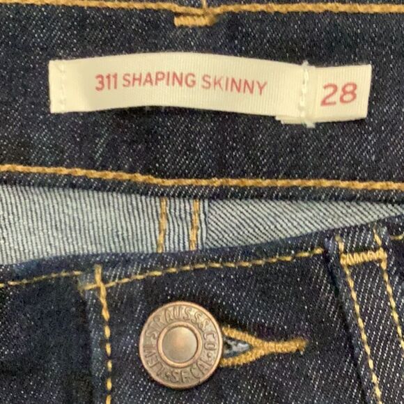 NWT LEVI’s | 311 Shaping Skinny Jeans Dark Wash Size 28 - Picture 11 of 14